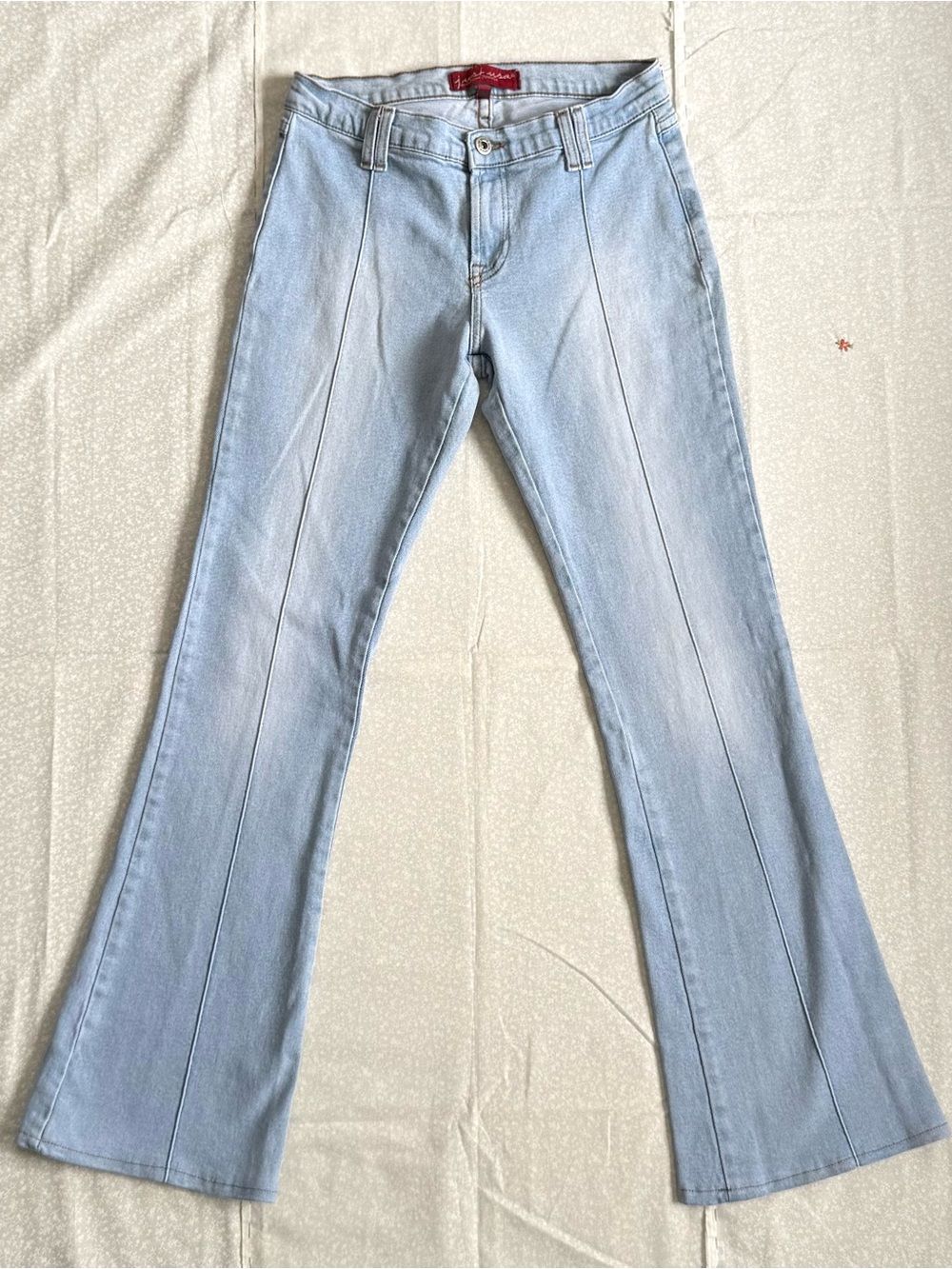 Vintage Just USA Light Wash Low Cut Flare Jeans
